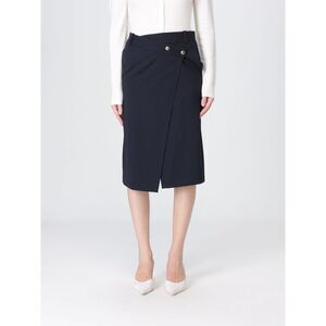 Pinko Women Pinko High-Waisted Criªpe Wrap Midi Skirt With Front Slit